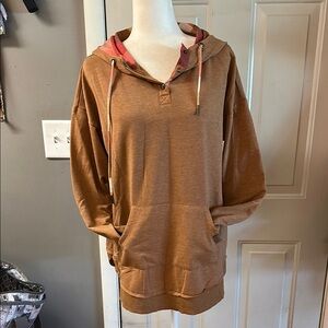 Maurices Brown Hoodie Tunic